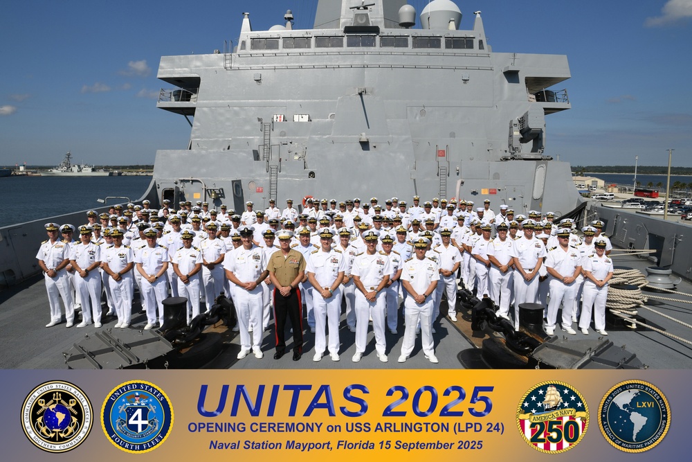 Imagem relacionada à notícia: UNITAS 2025 Inicia na Estação Naval Mayport