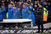 Técnico do Corinthians, Fernando Diniz em jogo da Libertadores