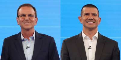 Eduardo Paes e Douglas Ruas disputariam o segundo turno, mas anula&ccedil;&atilde;o dos votos de Garotinho abre caminho para o candidato do PL ser declarado eleito sem nova vota&ccedil;&atilde;o Foto: Pedro Kirilos/Estad&atilde;o / Estad&atilde;o