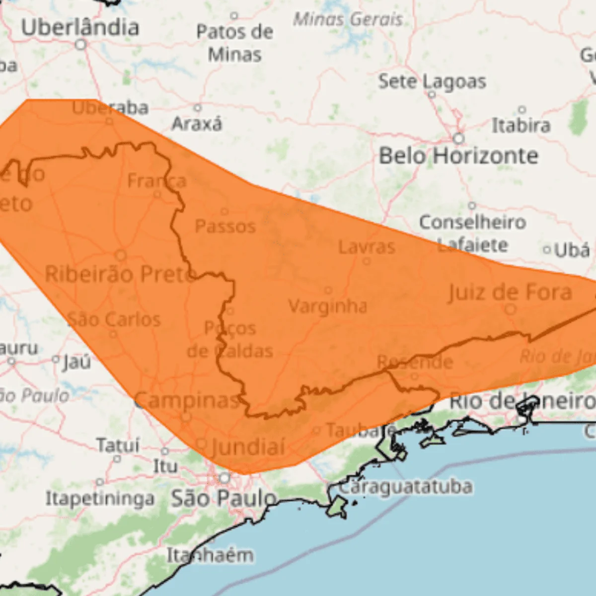 SP tem alerta laranja de tempestade no feriado de Nossa Senhora Aparecida