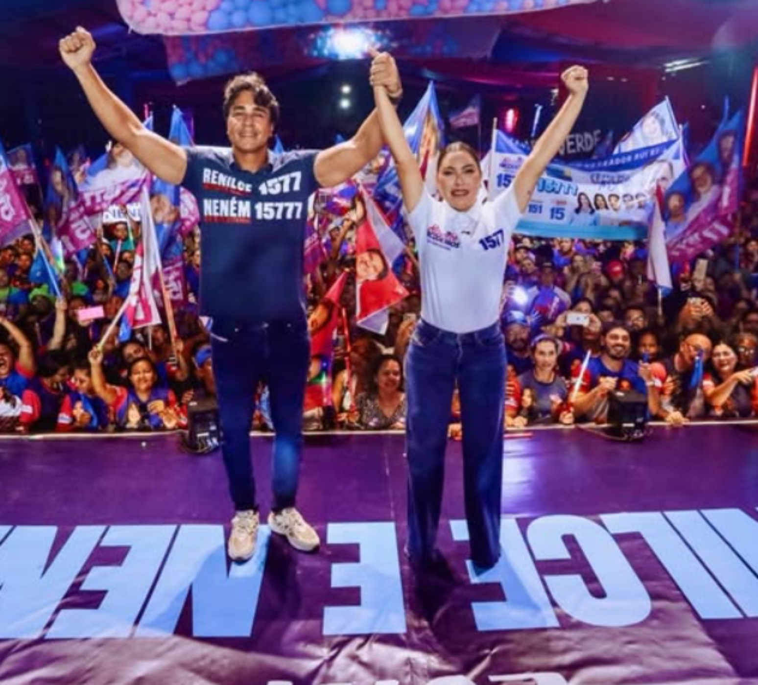 Renilce Nicodemos (MDB), reeleita deputada federal, e Nen&eacute;m Albuquerque (MDB), eleito deputado federal pelo Par&aacute;