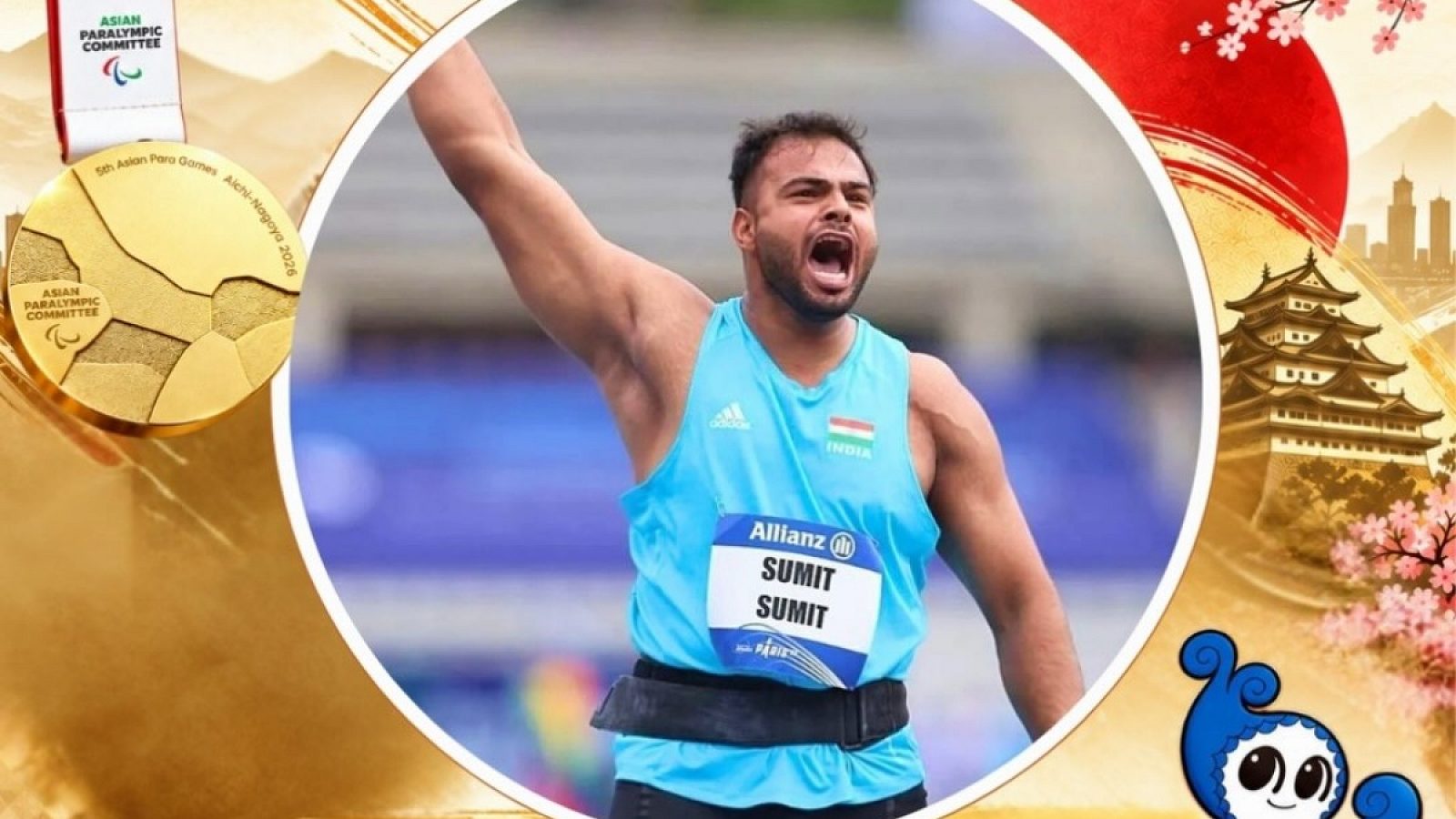 Dourado novamente! Sumit Antil lidera o varredura histórica de medalhas do Índia no arremesso de dardo