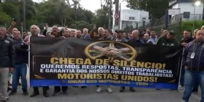 Motoristas de &ocirc;nibus fazem greve e mais de 200 mil passageiros s&atilde;o afetados em SP Foto: Reprodu&ccedil;&atilde;o/TV Globo