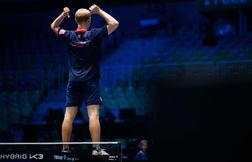 Le Français Félix Lebrun sacré champion d’Europe de tennis de table