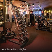 Área de Musculação - Les Cinq Gym — Foto: Reprodução/Site