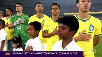 Paranaenses ganham destaque na seleção brasileira