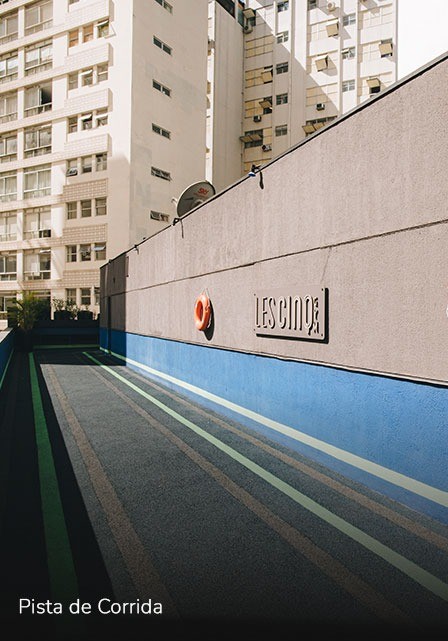 Pista de Corrida - Les Cinq Gym — Foto: Reprodução/Site