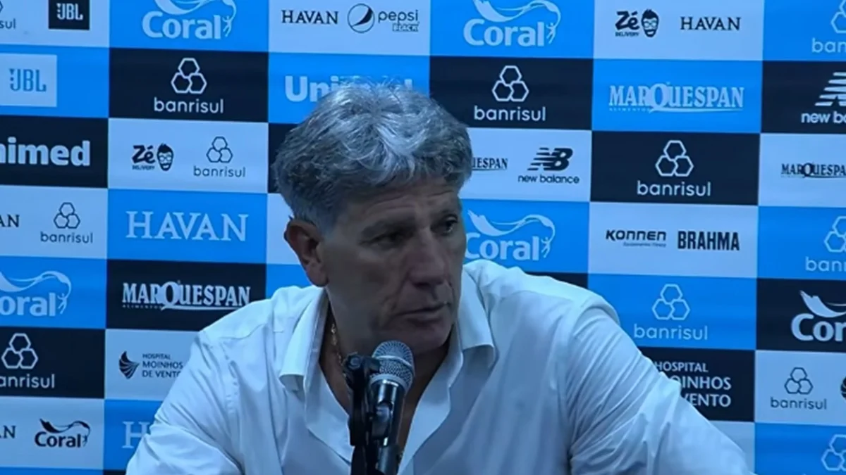 Renato Gaúcho iguala pior início pelo Grêmio com 25% de aproveitamento