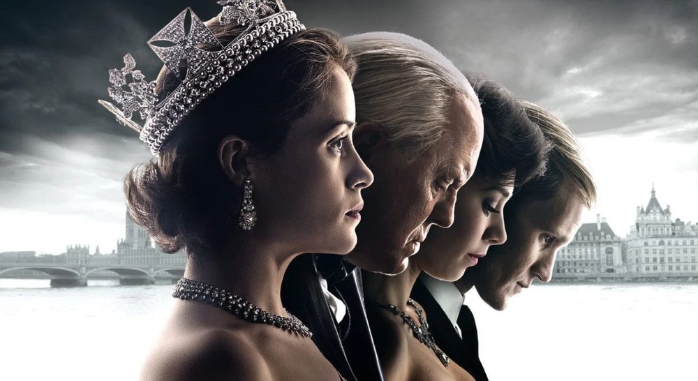 The Crown (2016) explora os conflitos familiares e disputas por poder na realeza britânica — Foto: Divulgação/IMDb