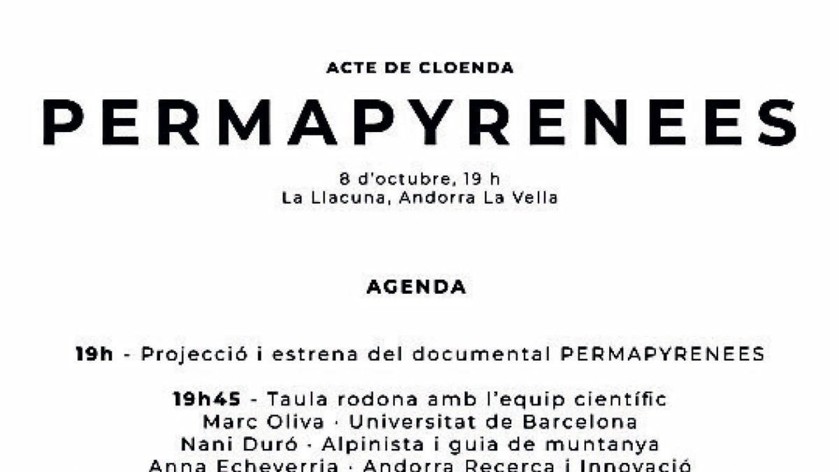 Imagem da matéria: Permafrost nos Pirenéus?