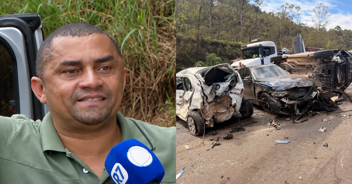 ‘Nasci de novo’, diz motorista que ajudou crianças após engavetamento na BR-040, em Nova Lima