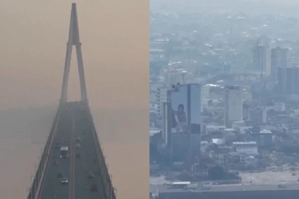 Defesa Civil emite alerta após fumaça de queimadas cobrir céu de Manaus