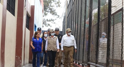 Keiko Fujimori supervisó penal El Milagro para reforzar la seguridad: visitas se han reducido en un 50%