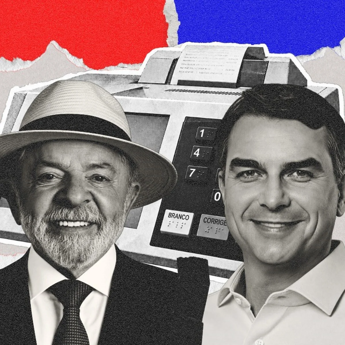 Vox Brasil no 2º turno: Lula tem 50,86% e Flávio, 49,14%, dos votos válidos
