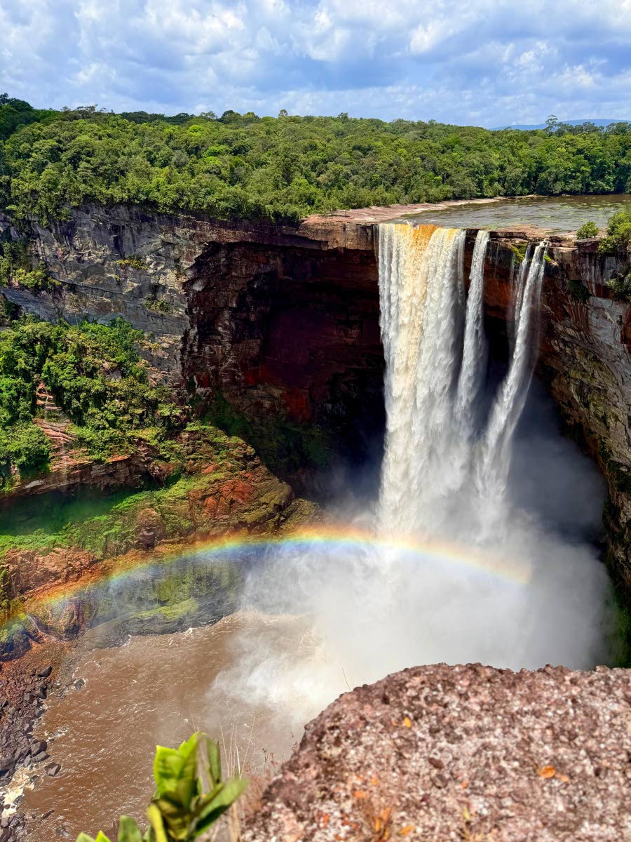 Rainbow Point at Kaieteur Falls in Guyana.
